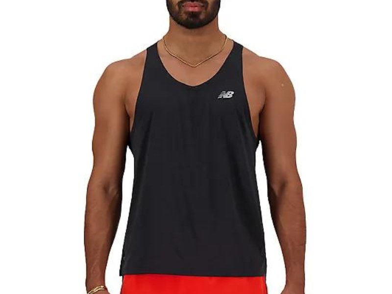 New Balance Athletics Run Singlet Men's Running Tanks