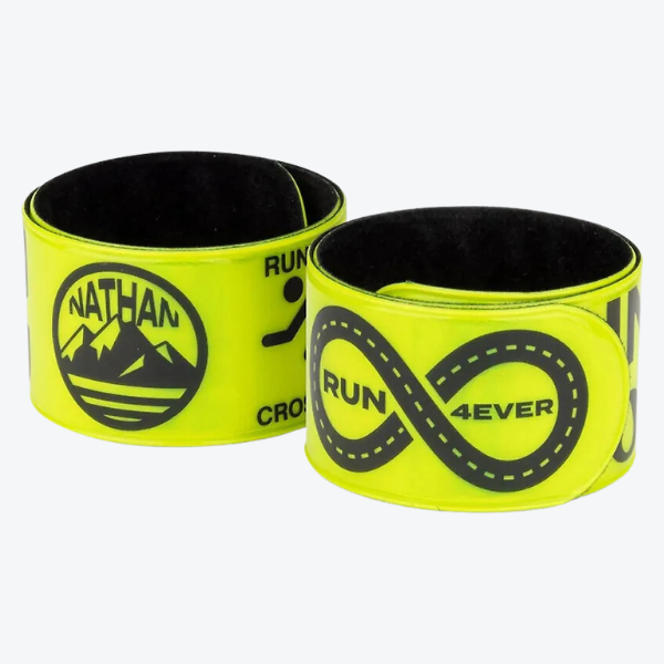 Nathan Reflex Reflective Snap Bands - Pair