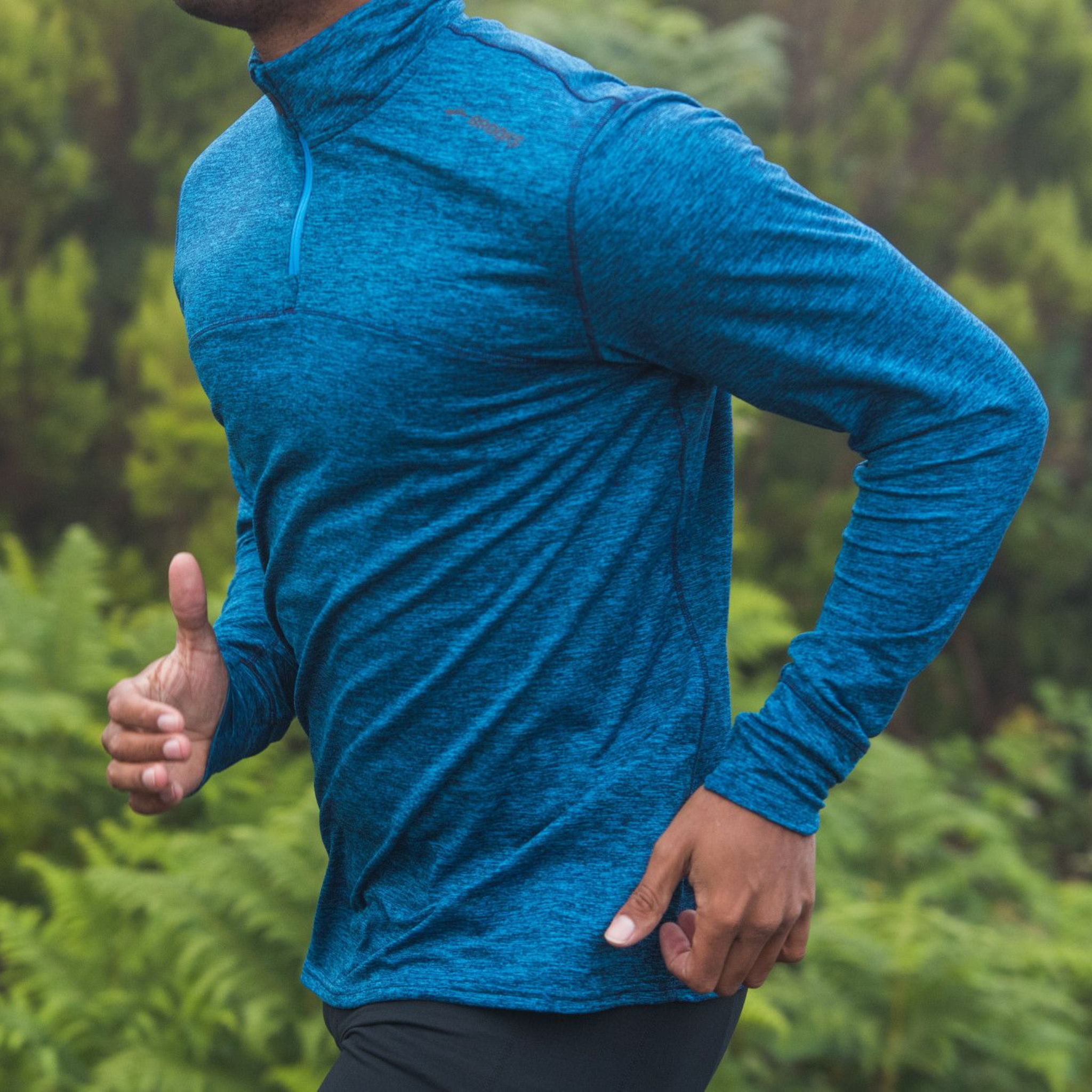 Man Running In Apparel