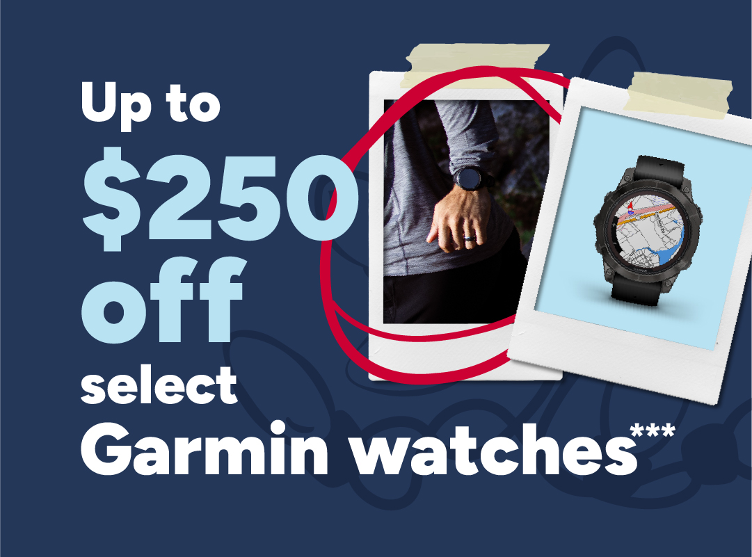 Up to $250 off Select Garmin Watches