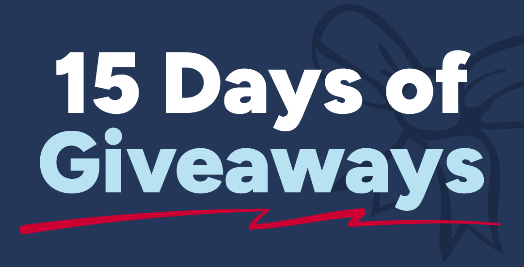 15 Days of Giveaways