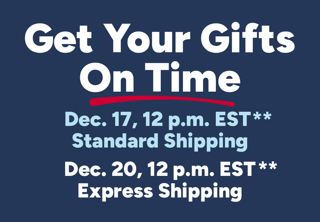 Get Your Gifts on Time